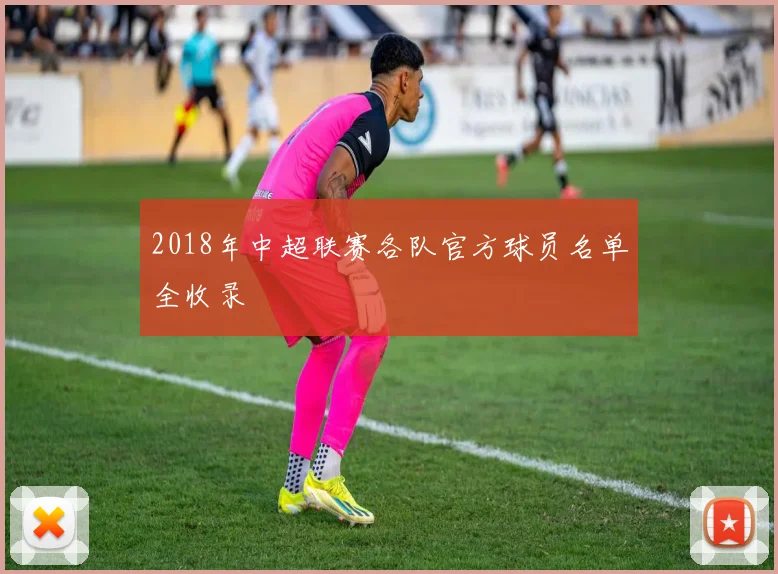 2018年中超联赛各队官方球员名单全收录